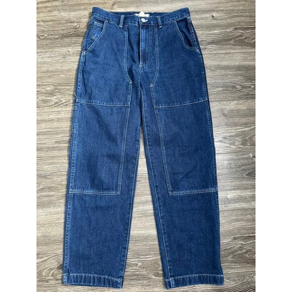 Madewell Denim - Madewell The Perfect Vintage Straight Jean in Henshaw Wash: Workwear Edition 28